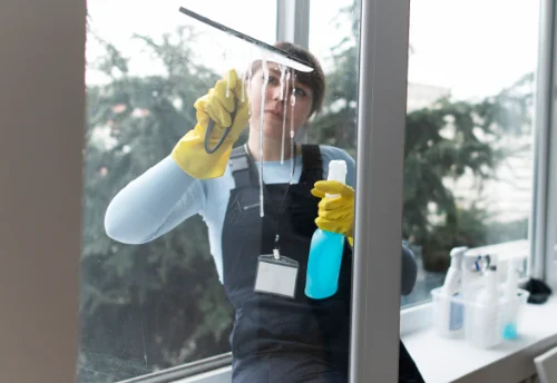 Nettoyage de vitres intérieures et extérieures à Frouville